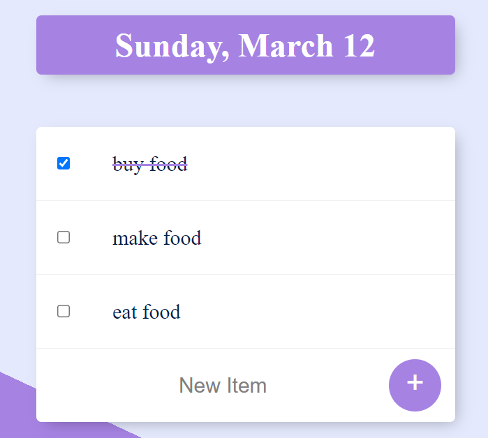 to do list app